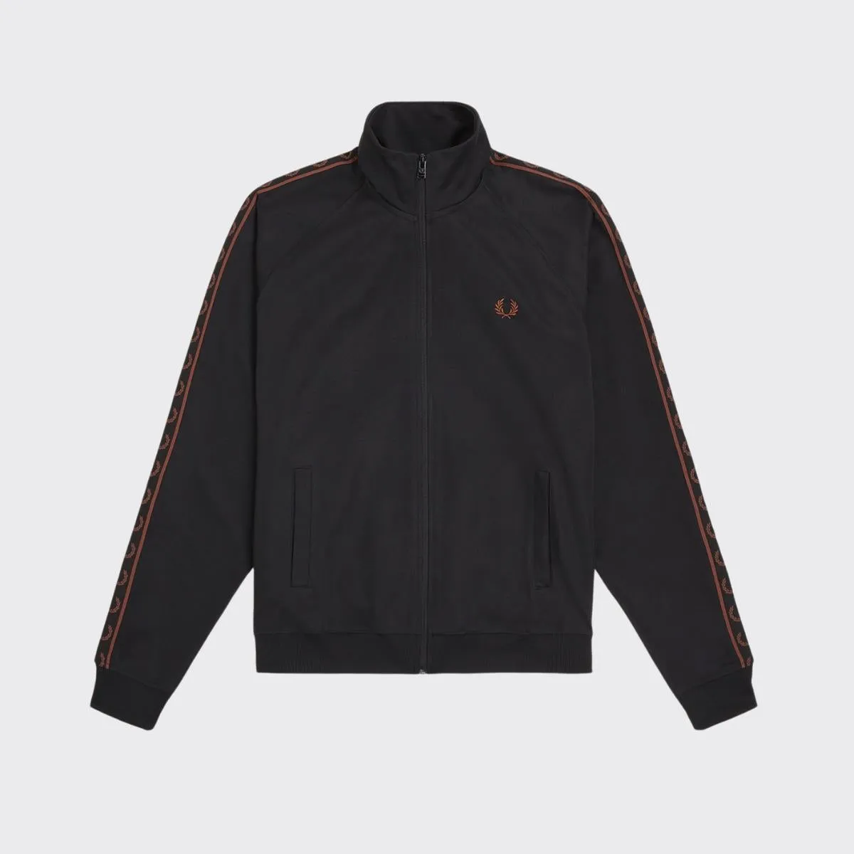 03087 Fred Perry Contrast Tape Track Jacket