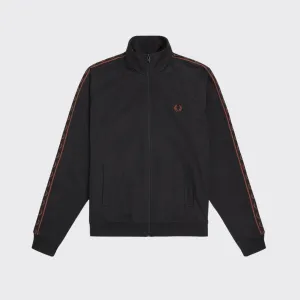 03087 Fred Perry Contrast Tape Track Jacket