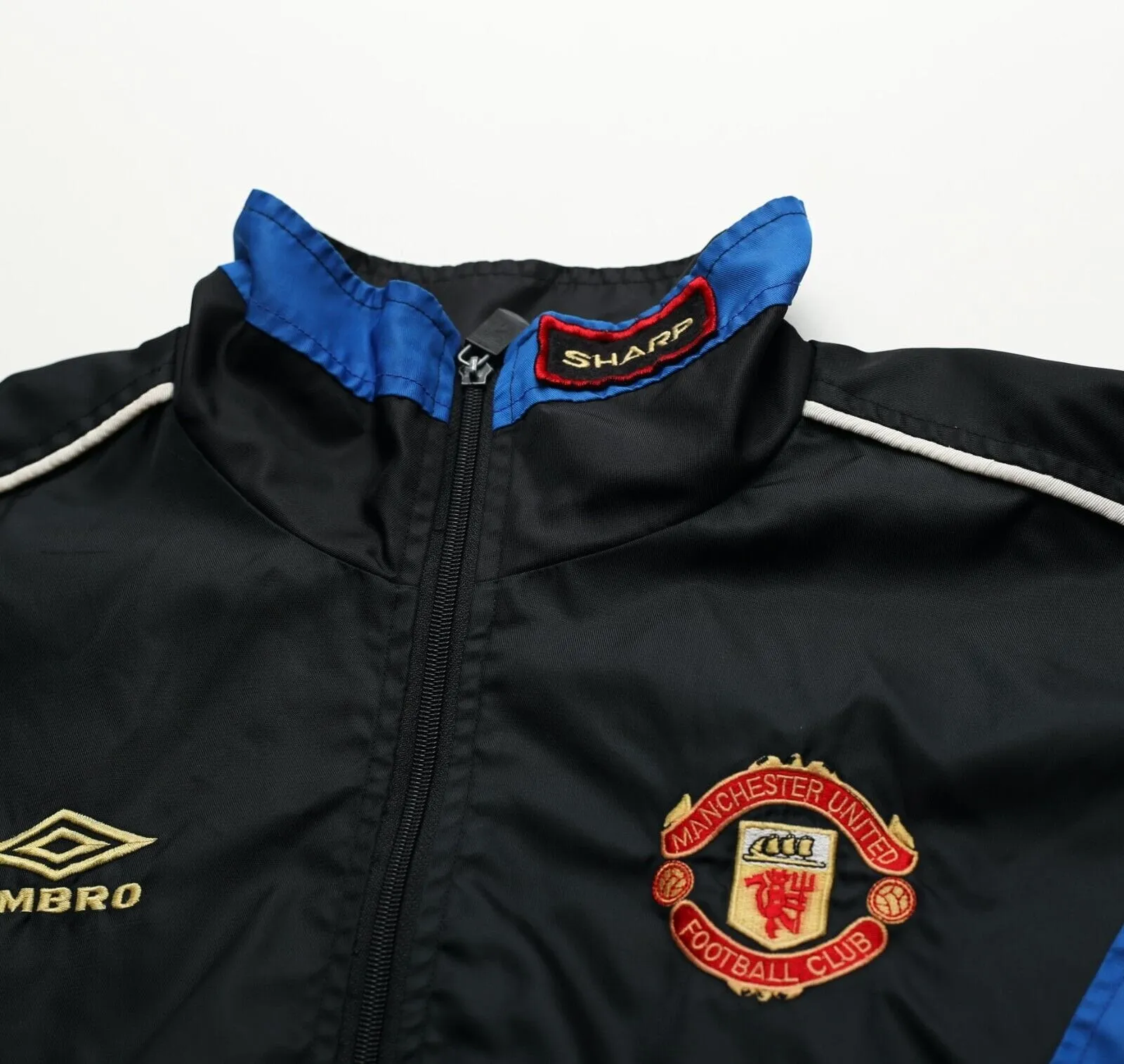 1996/97 MANCHESTER UNITED Vintage Umbro Track Top Rain Jacket (S/M)