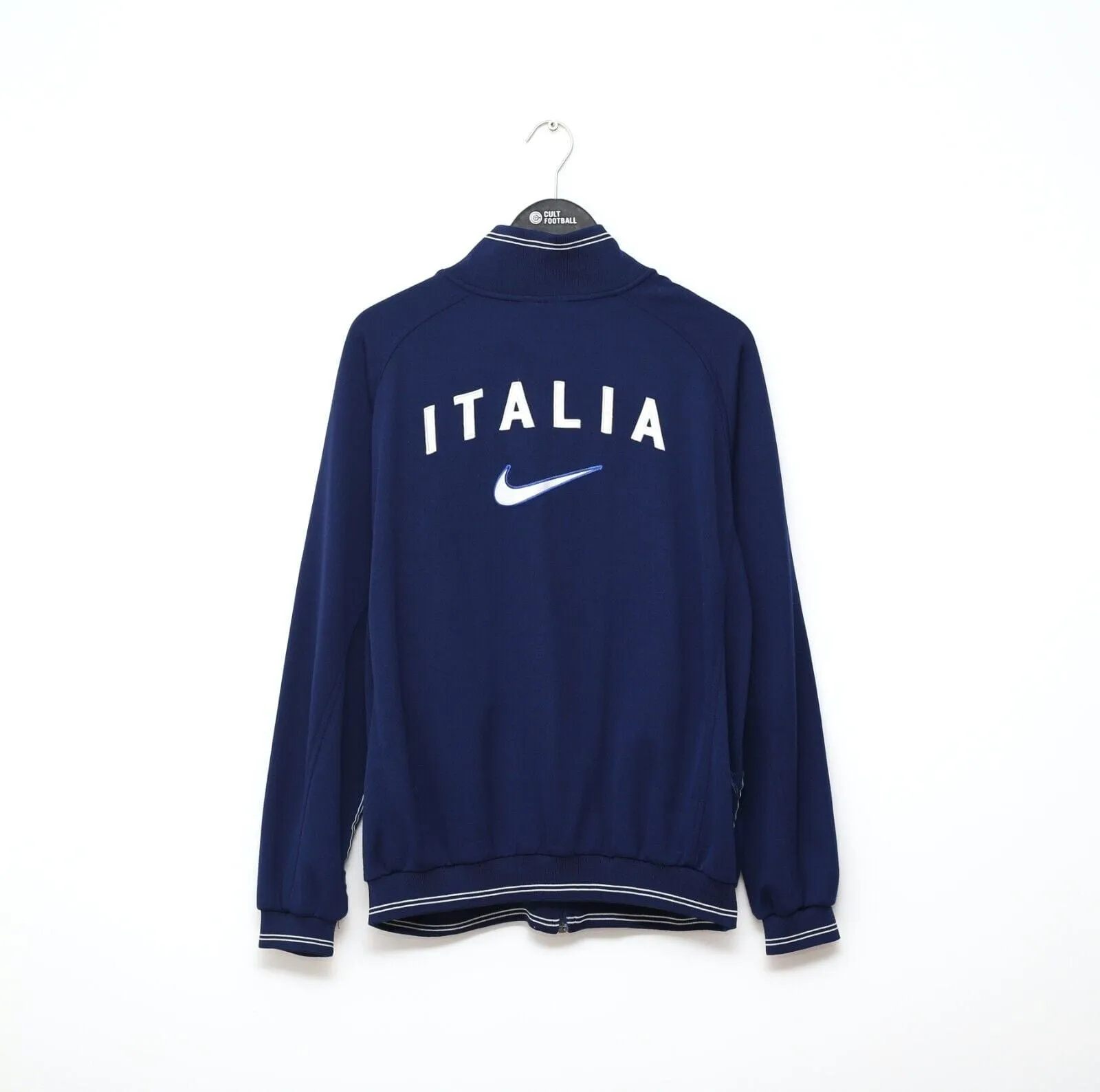 1997/98 ITALY Vintage Nike Football Track Top Jacket (L) Baggio Maldini