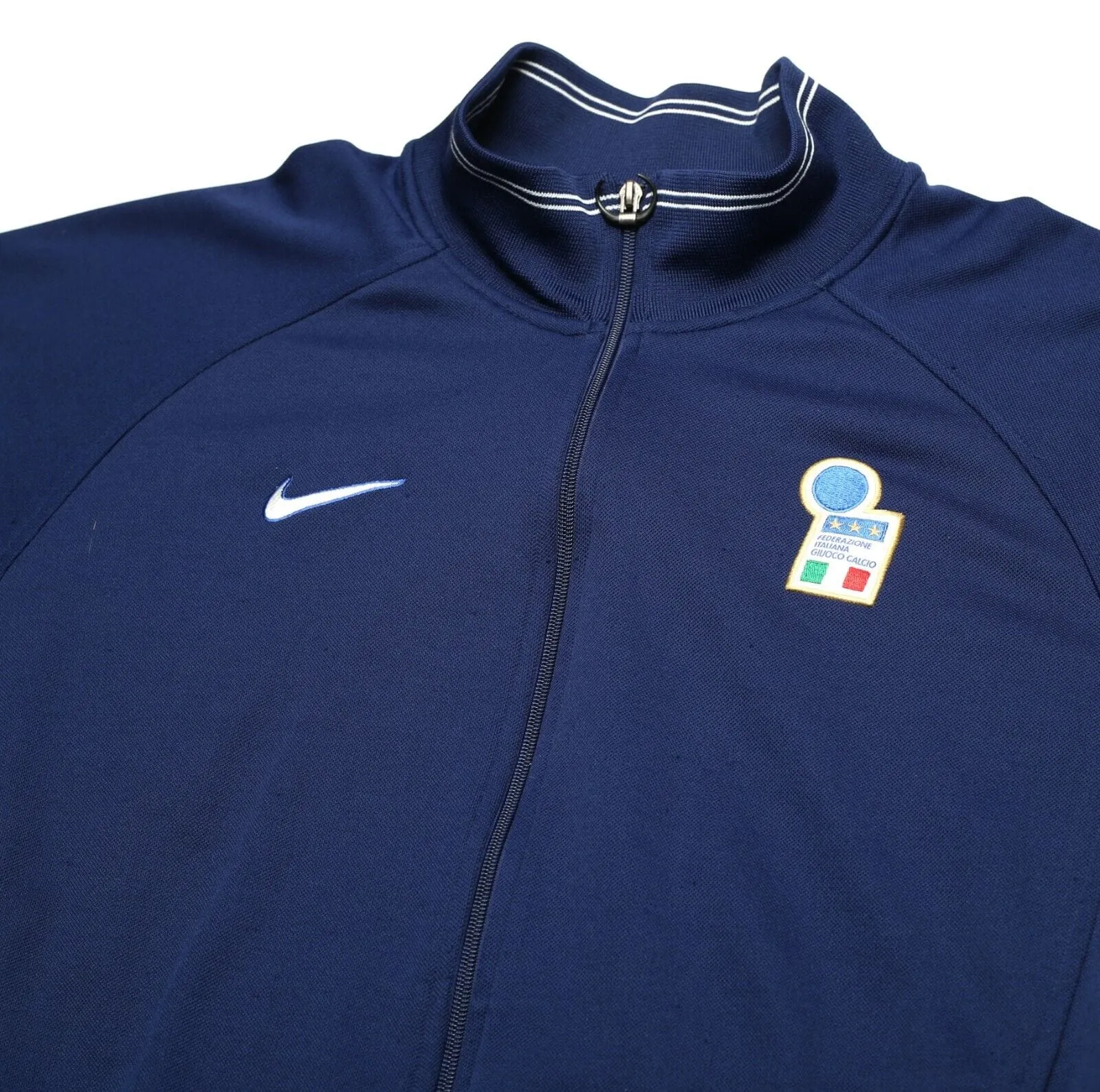 1997/98 ITALY Vintage Nike Football Track Top Jacket (L) Baggio Maldini