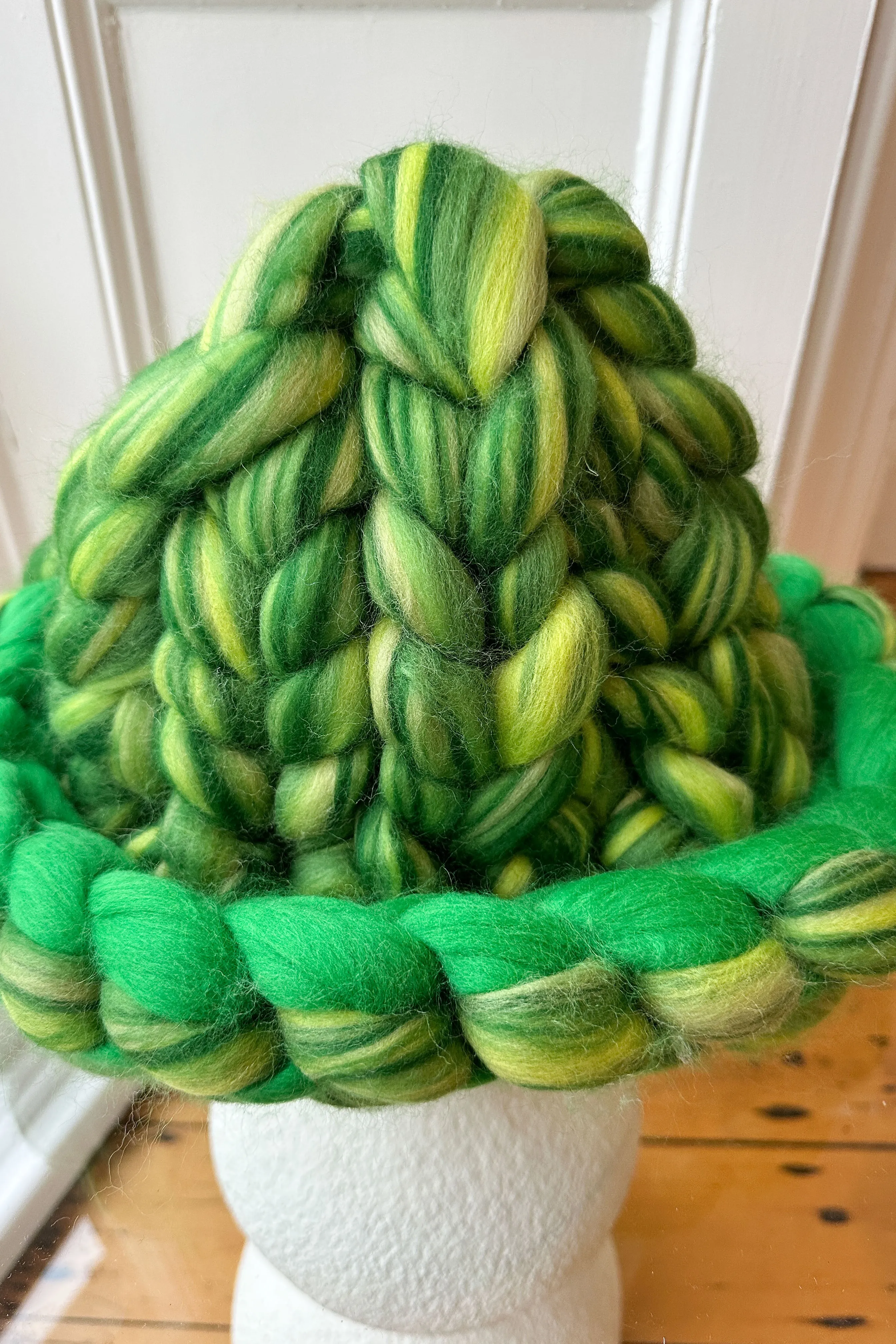 1of1 Giant Blended Green Super Colossal Knit Hat (Sample)