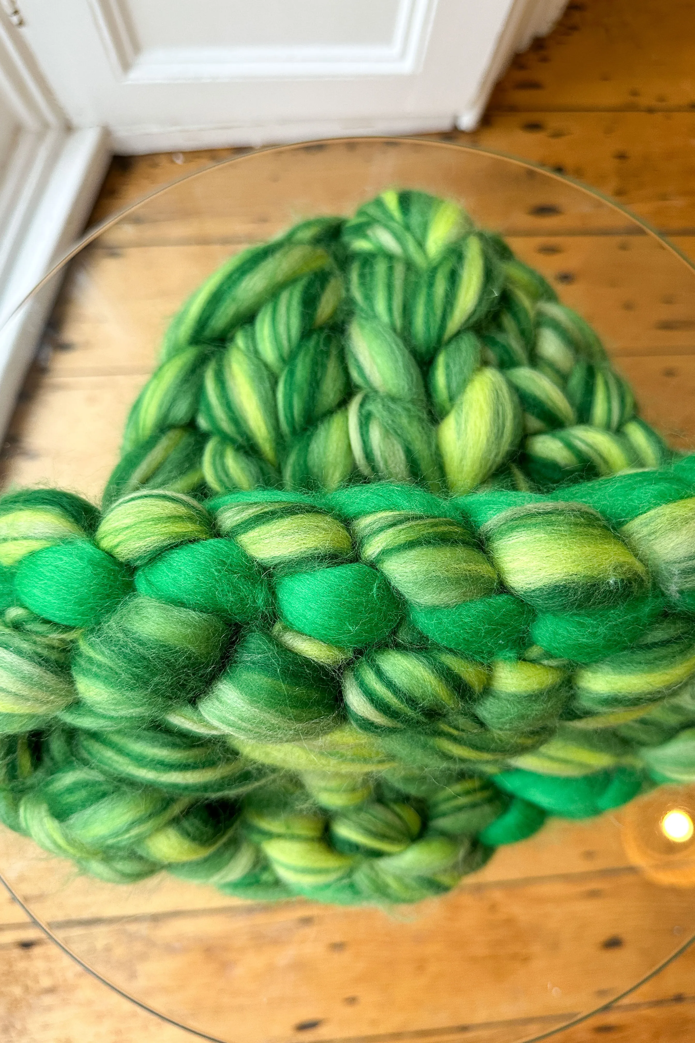 1of1 Giant Blended Green Super Colossal Knit Hat (Sample)