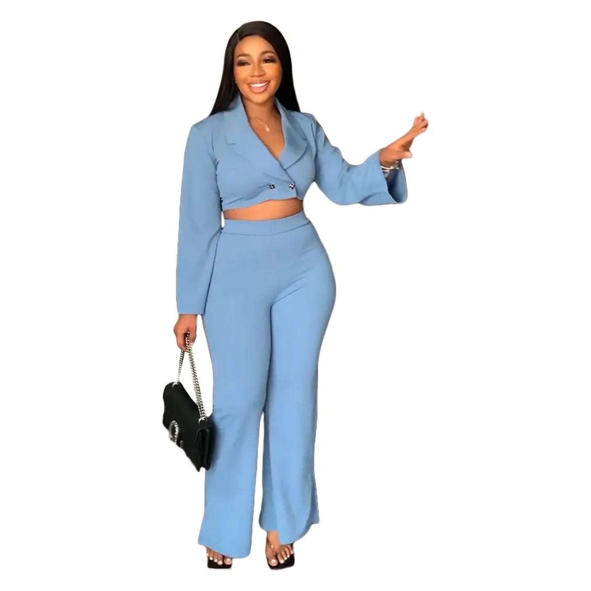 2 piece set women Autumn and Winter Leisure Suit Two Piece Suit