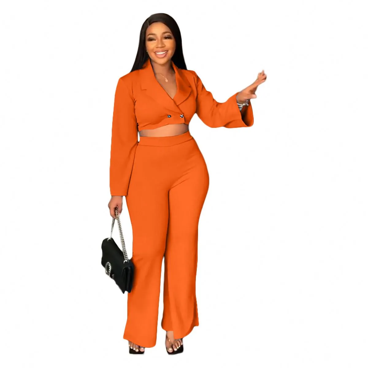 2 piece set women Autumn and Winter Leisure Suit Two Piece Suit