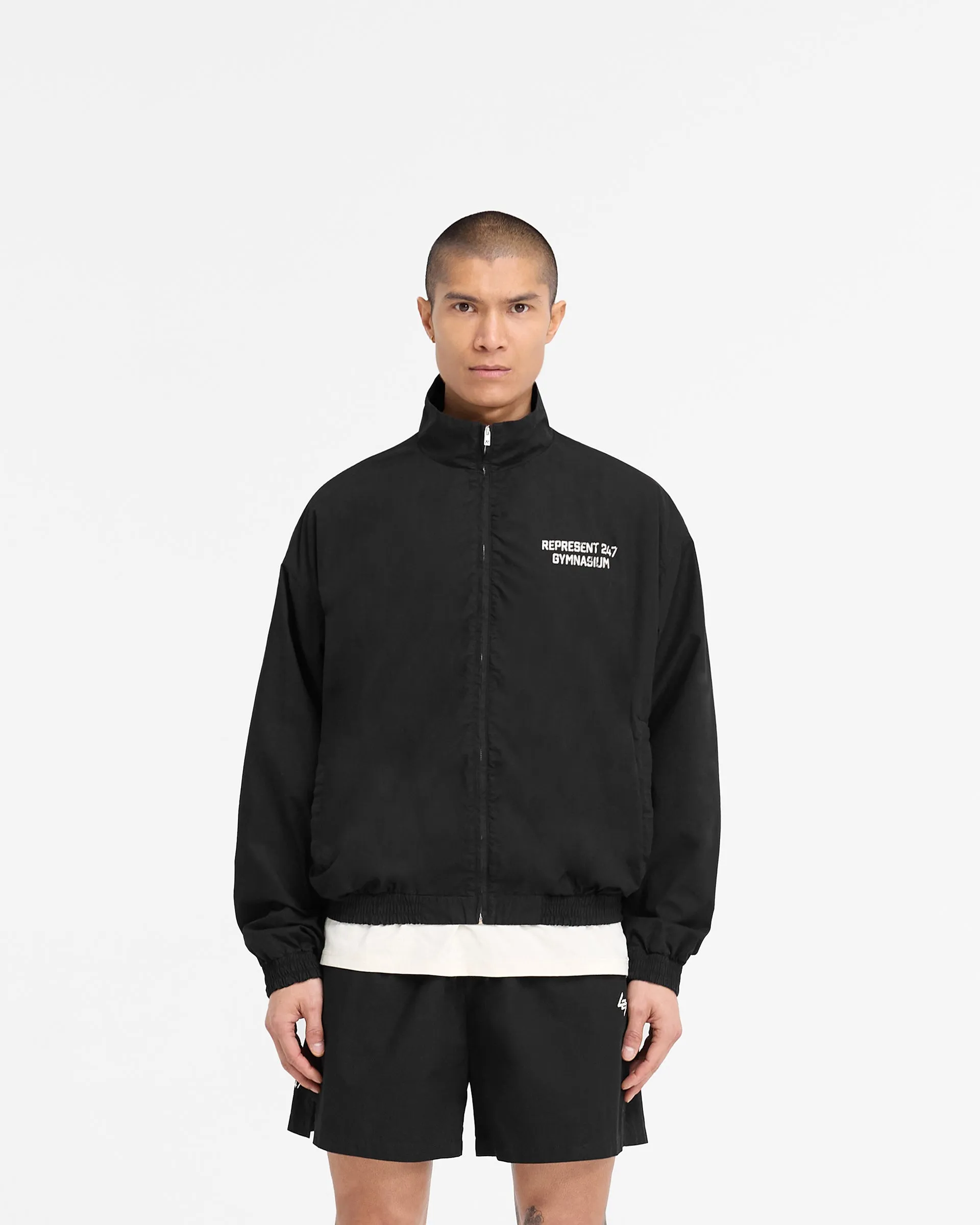 247 Represent Gymnasium Track Jacket - Off Black