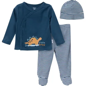 3-Piece Baby Boys Dino Dude Take Me Home Set