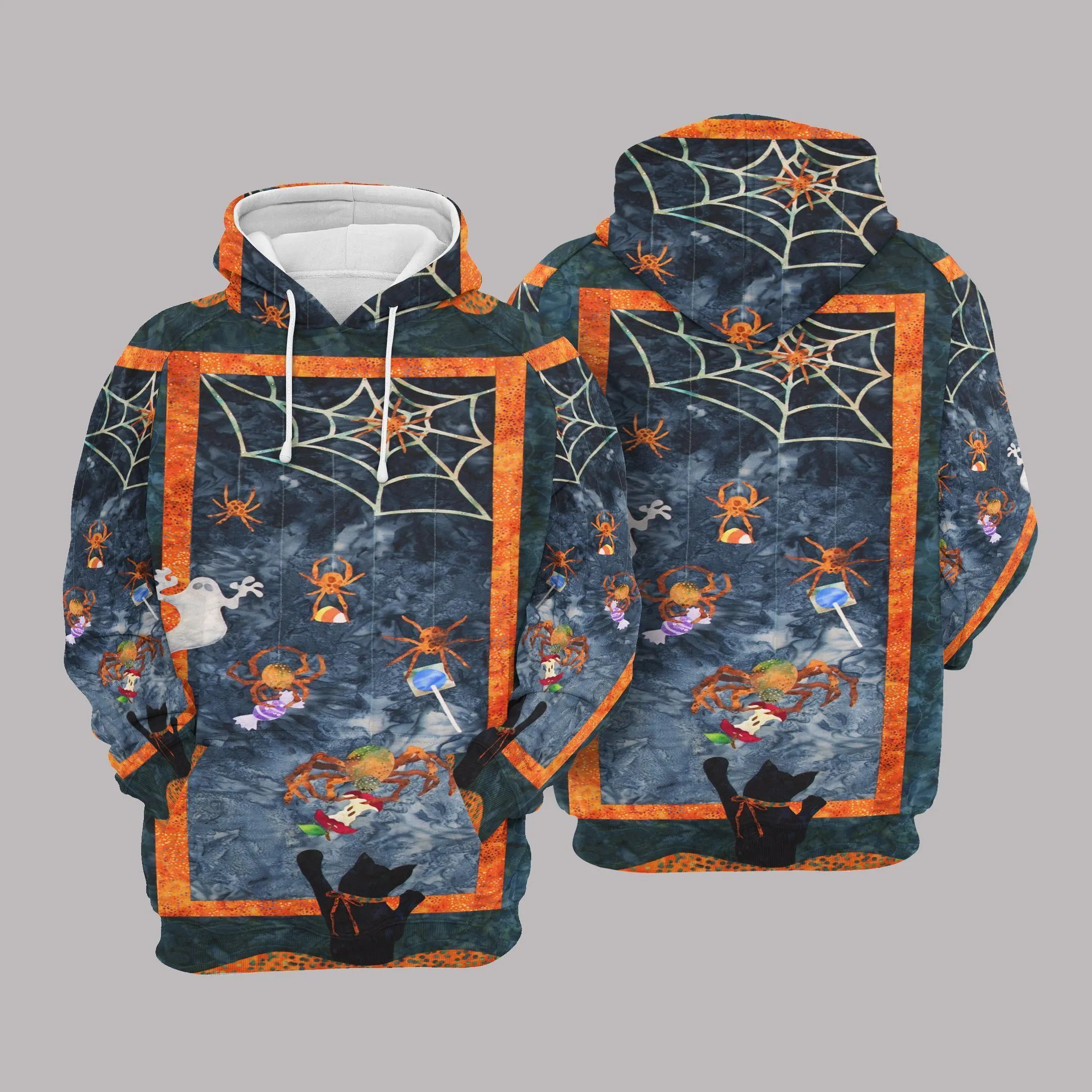 3D All Over Printed Ghost Flying Hoodies For Halloween, Halloween Hoodies Gift For Him Her