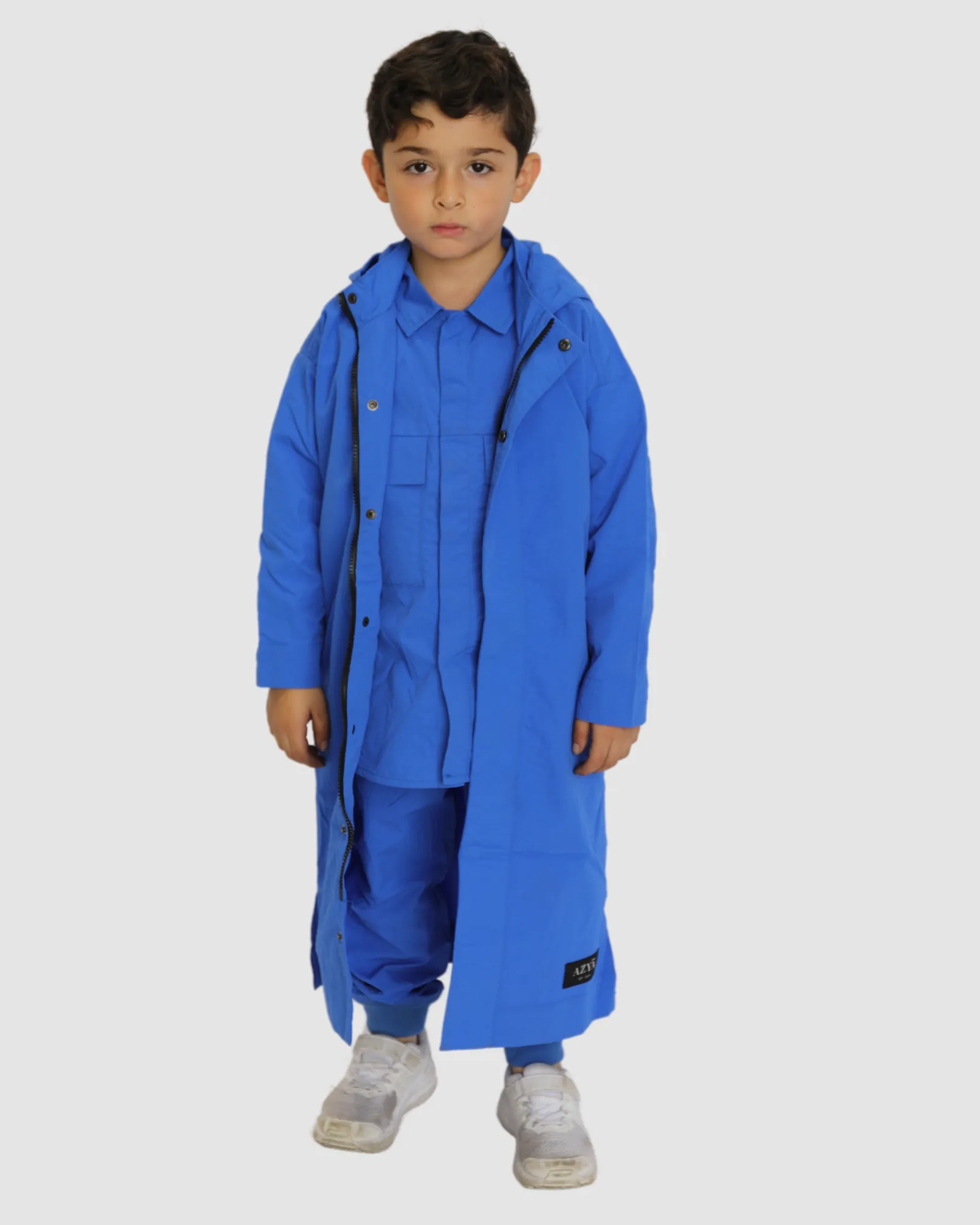 601P KIDS CUFFED TRACK PANT // COBALT BLUE