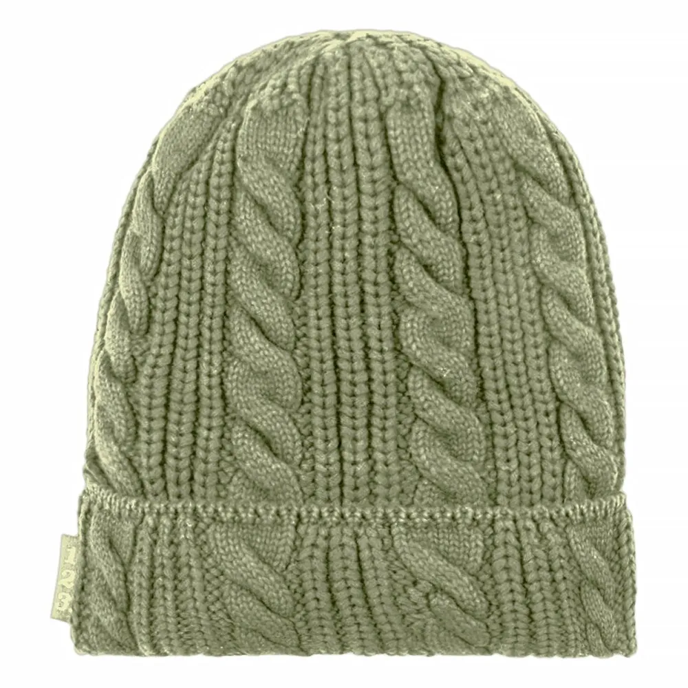 ABC 12(3) Cableknit Beanie | Aventurine  Green