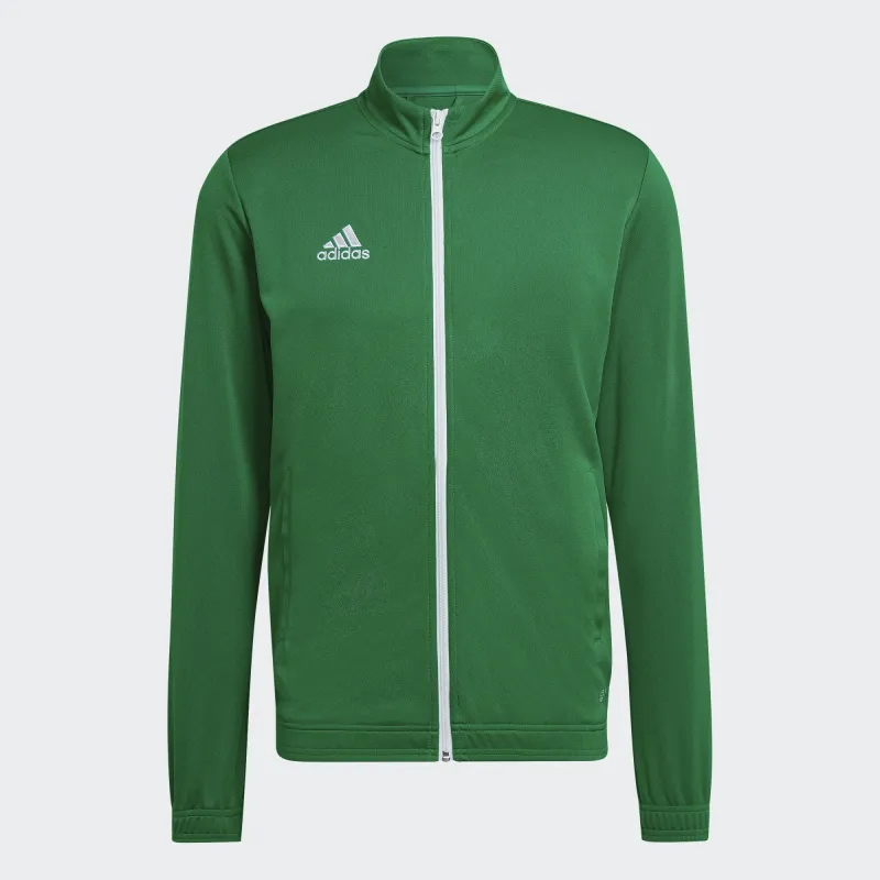 ADIDAS ENTRADA 22 TRACK JACKET TEAM GREEN WHITE