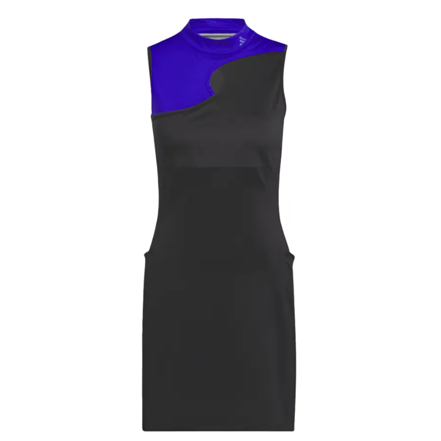 Adidas Ultimate365 Tour Colorblocked Golf Dress - Black