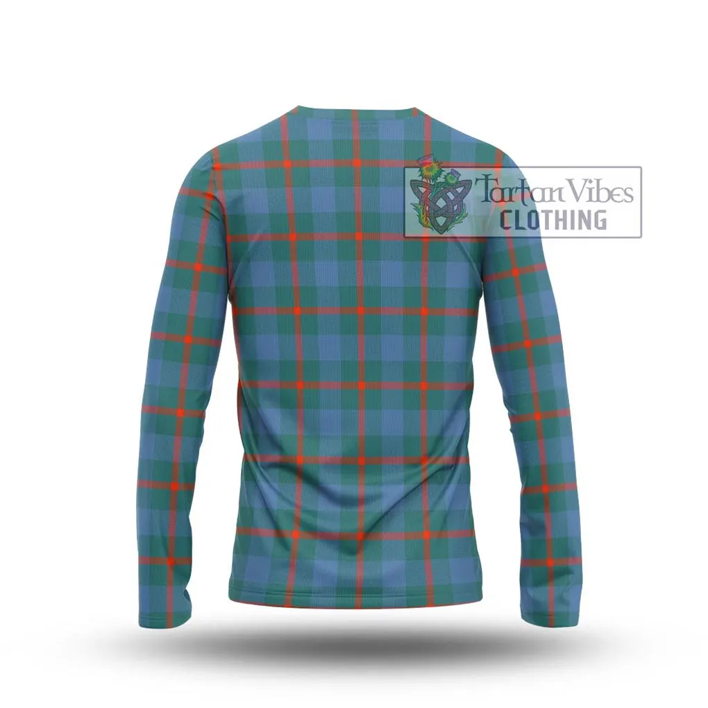 Agnew Ancient Tartan Long Sleeve T-Shirt with Family Crest DNA In Me Style