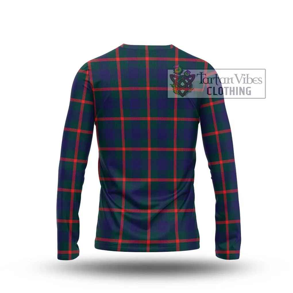 Agnew Tartan Long Sleeve T-Shirt with Family Crest DNA In Me Style