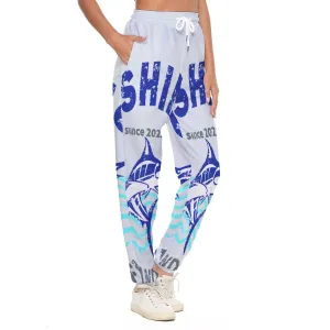 All-Over Print Women's Casual Pants 238 fish,  themed print