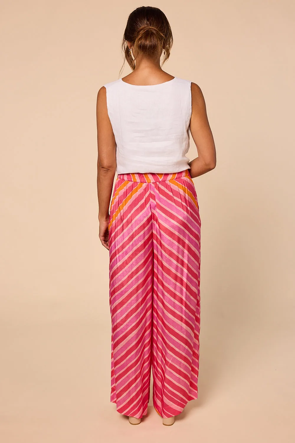 Amari Palazzo Pant in Strawberry Moon