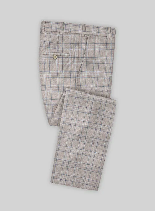 Ariston Tezoni Wool Cotton Silk Cool Pants