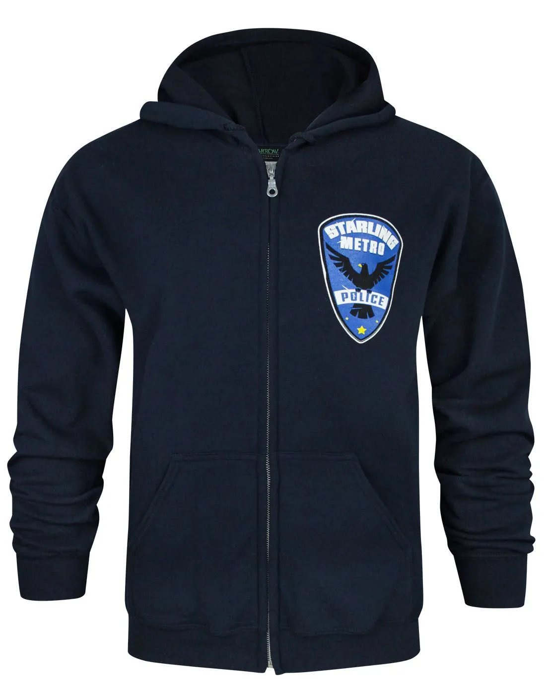 Arrow Starling City Metro Police Men's Zip-Up Hoodie