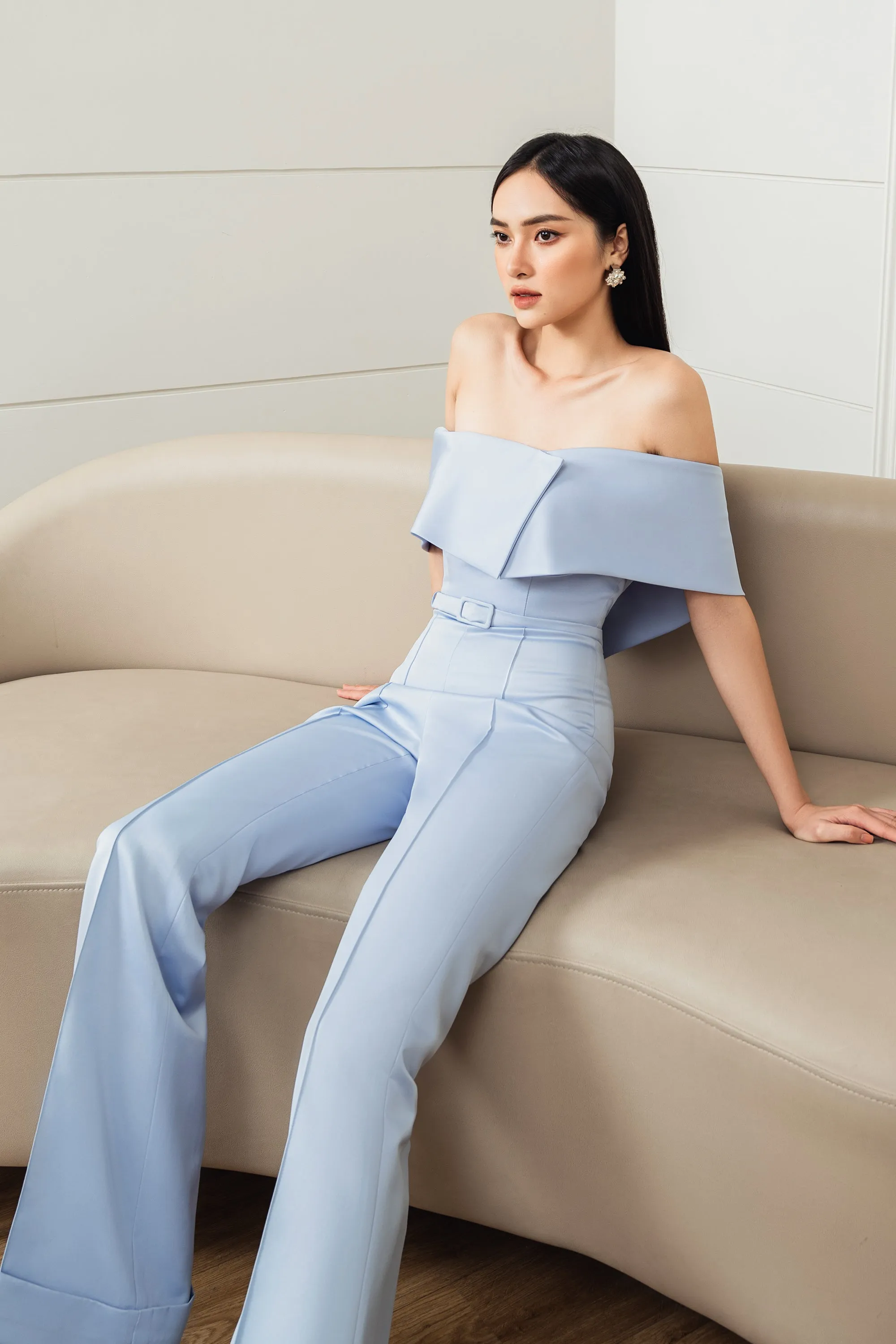 Athena Off Shoulder Jumpsuit