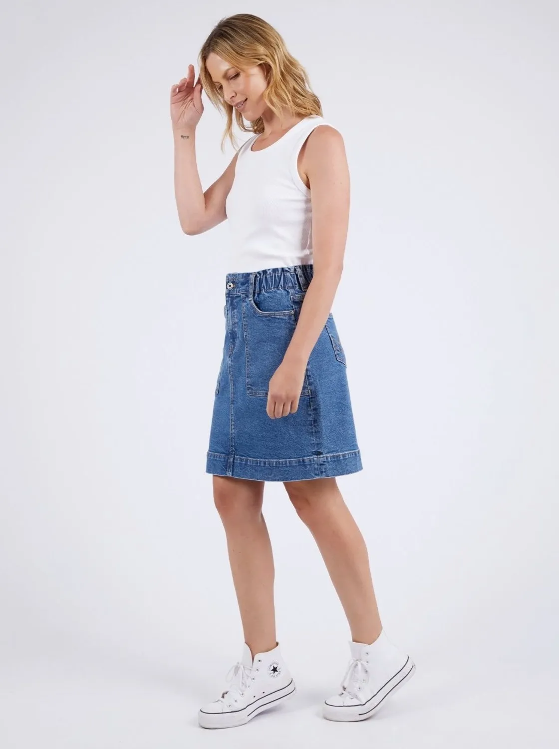 Atlas Denim Skirt