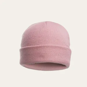 Baby Girl Pink Knit Beanie Hat (0-12 Months)