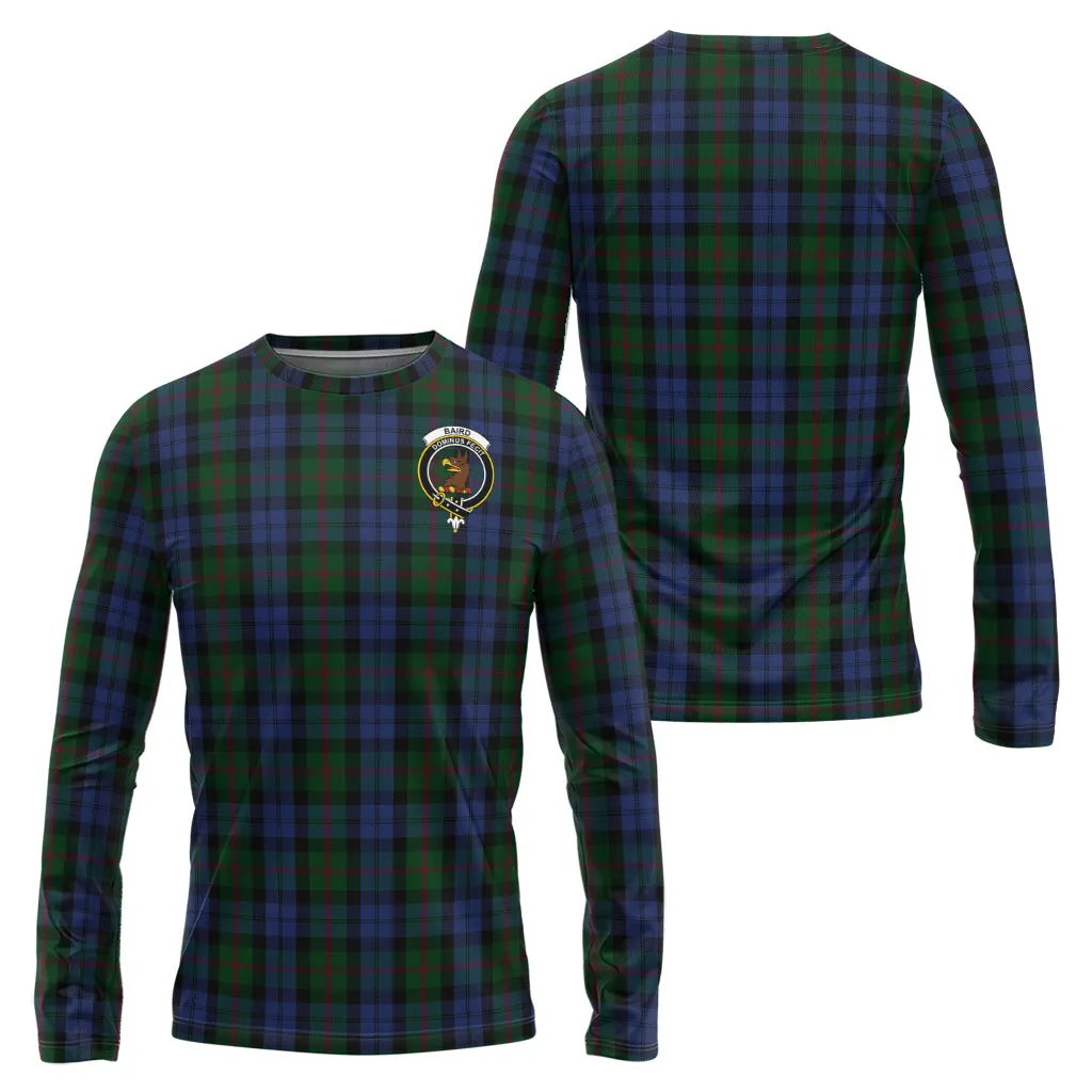 Baird Tartan Long Sleeve T-Shirt with Family Crest