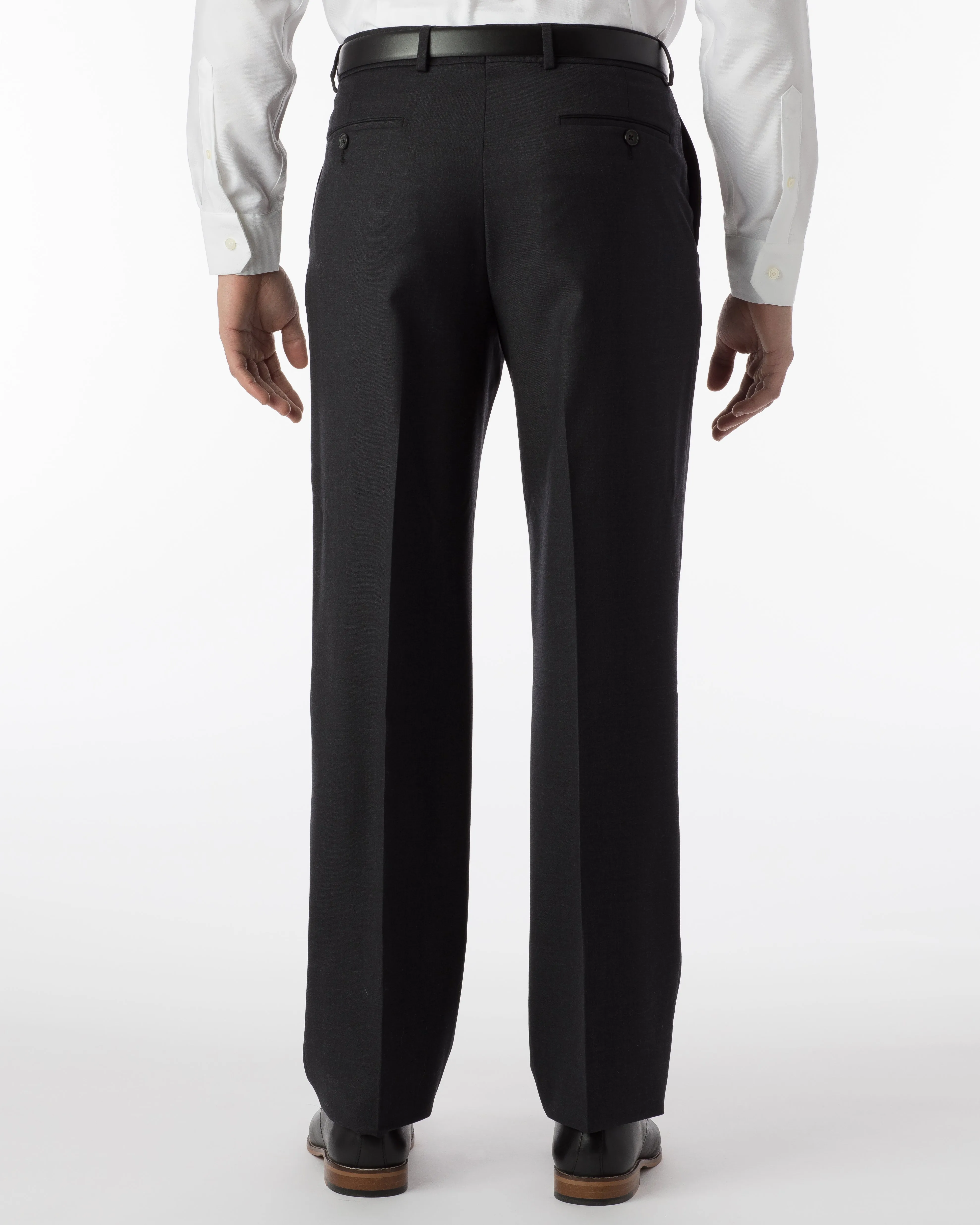 Ballin Pants - Dunhill Super 120’s 4 Harness Serge - Charcoal