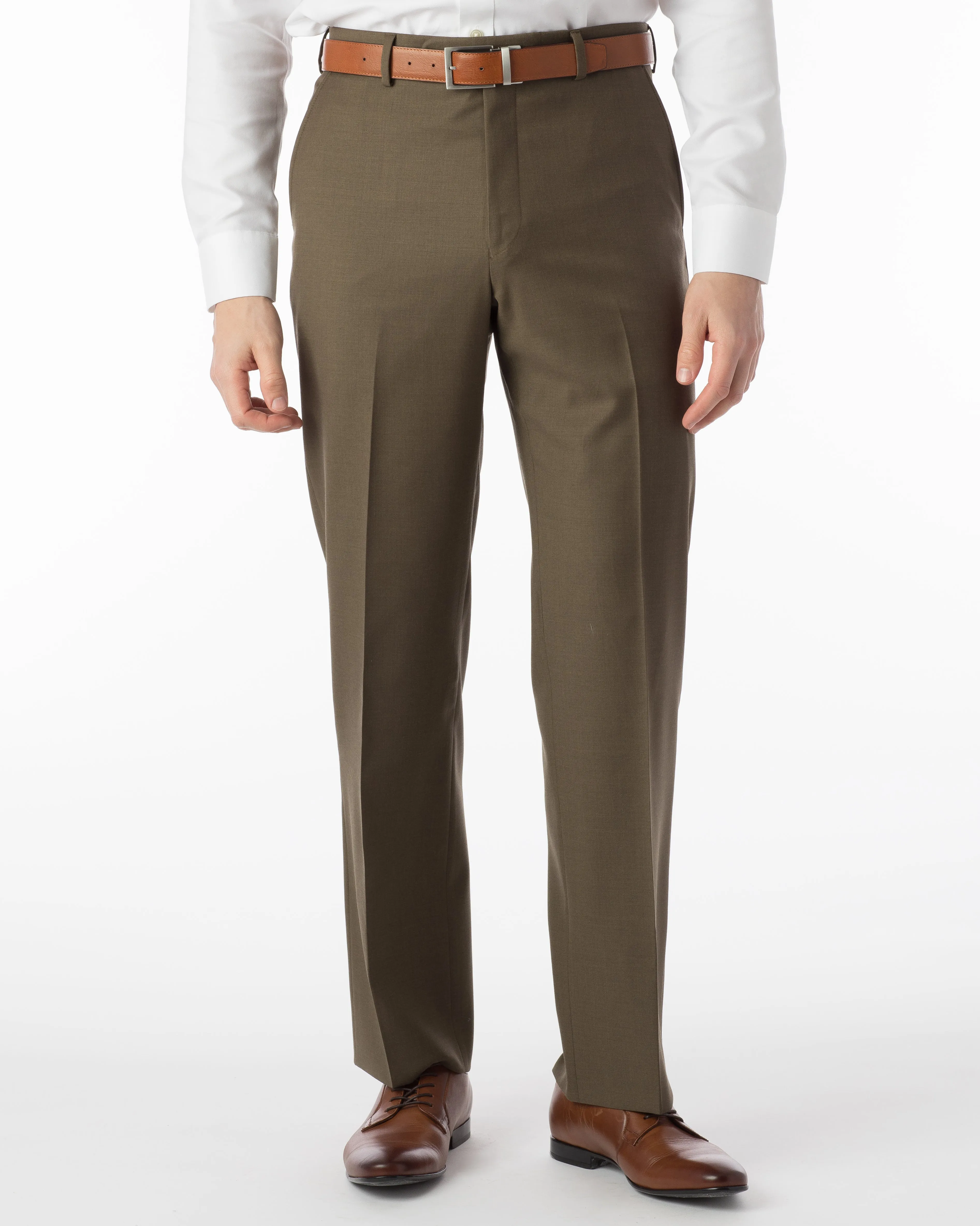 Ballin Pants - Dunhill Super 120’s 4 Harness Serge - Olive