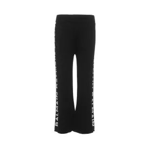 Balmain Black Ribbed Pants