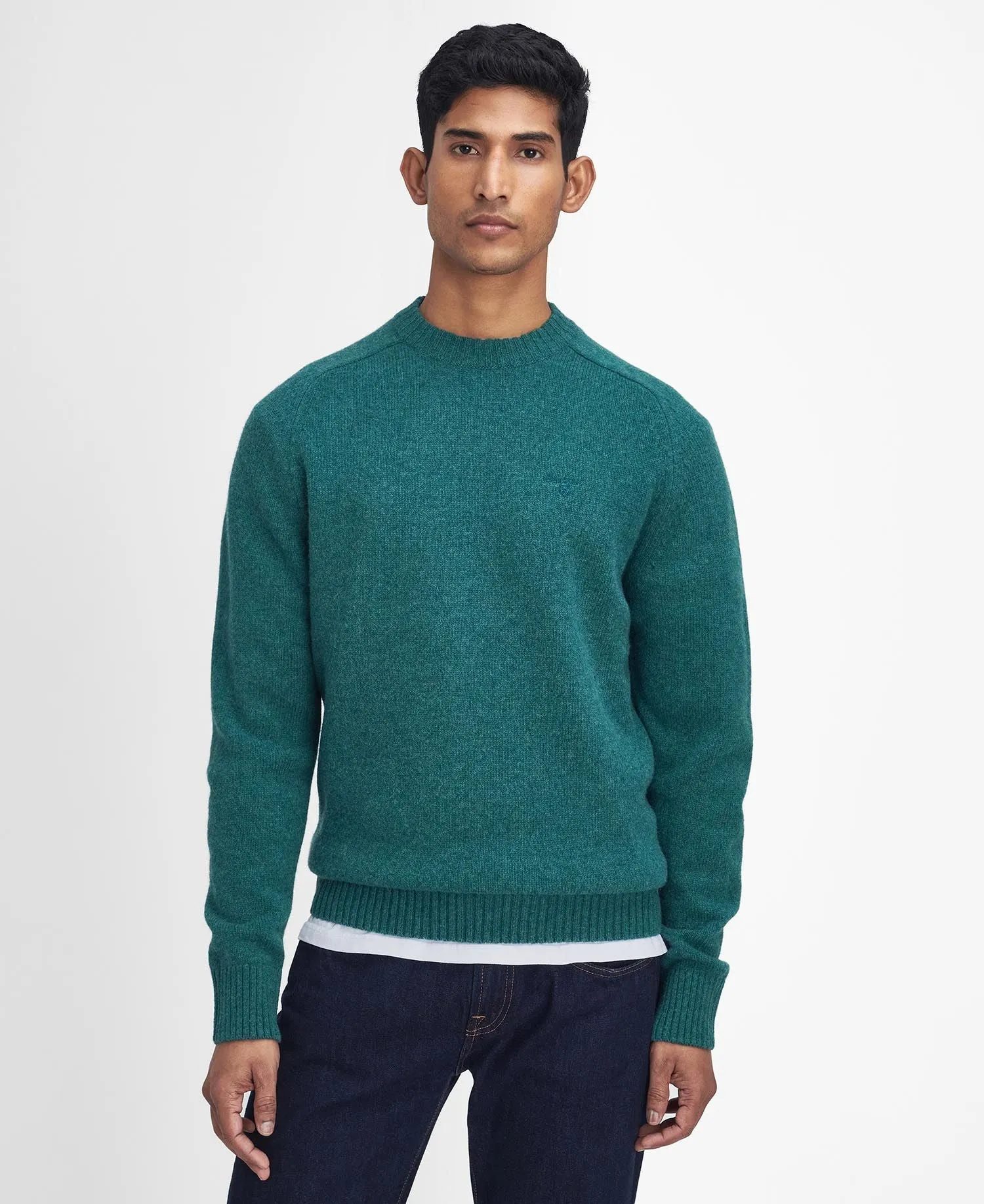 Barbour - Grangetown Merino Crew Neck Sweater, Green