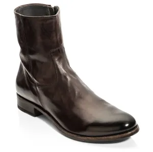 Belvedere Dark Brown Zip Boot