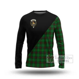 Beveridge Tartan Long Sleeve T-Shirt with Family Crest and Military Logo Style