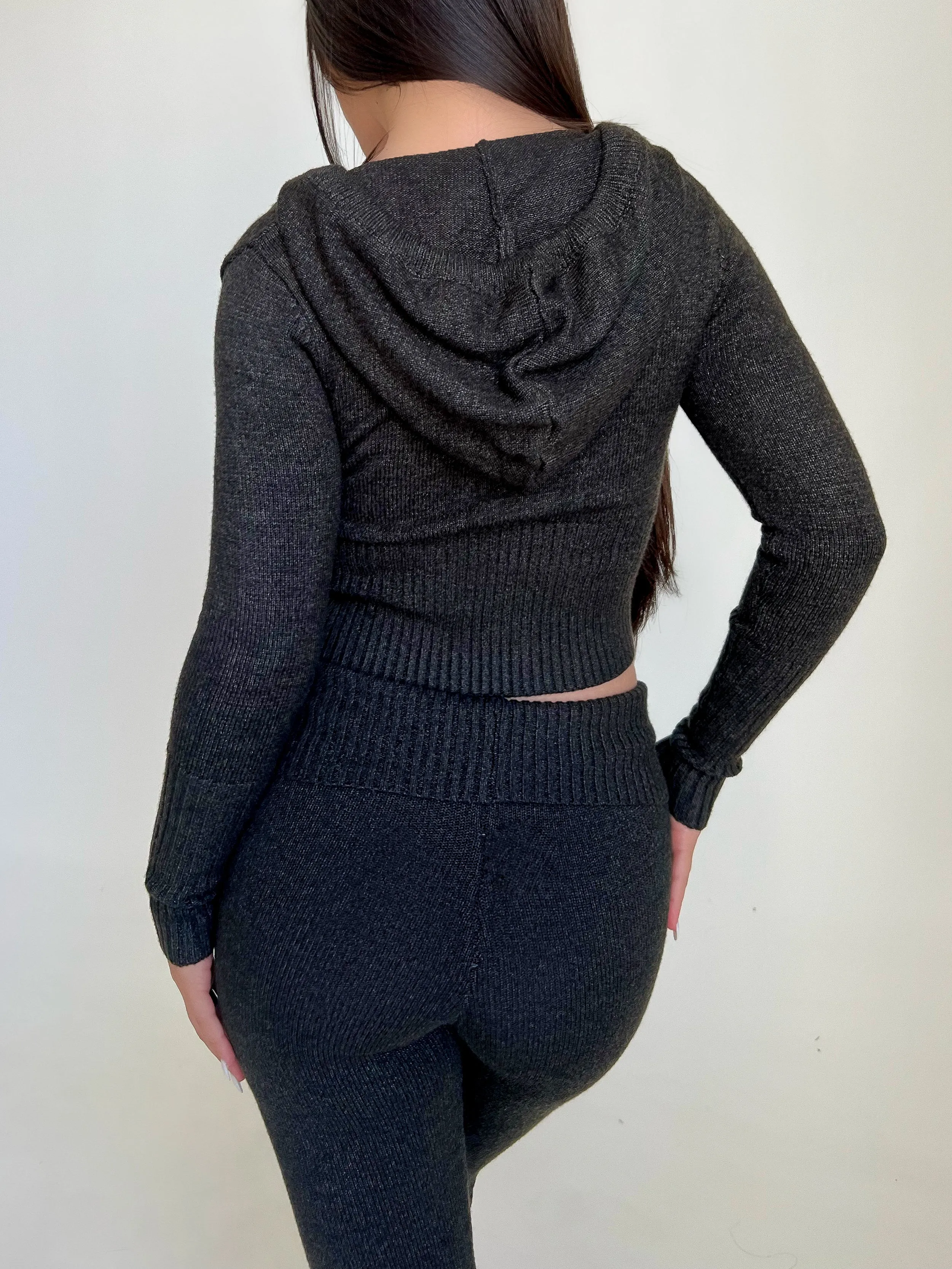 Bianca Knit 2 Piece (Charcoal)