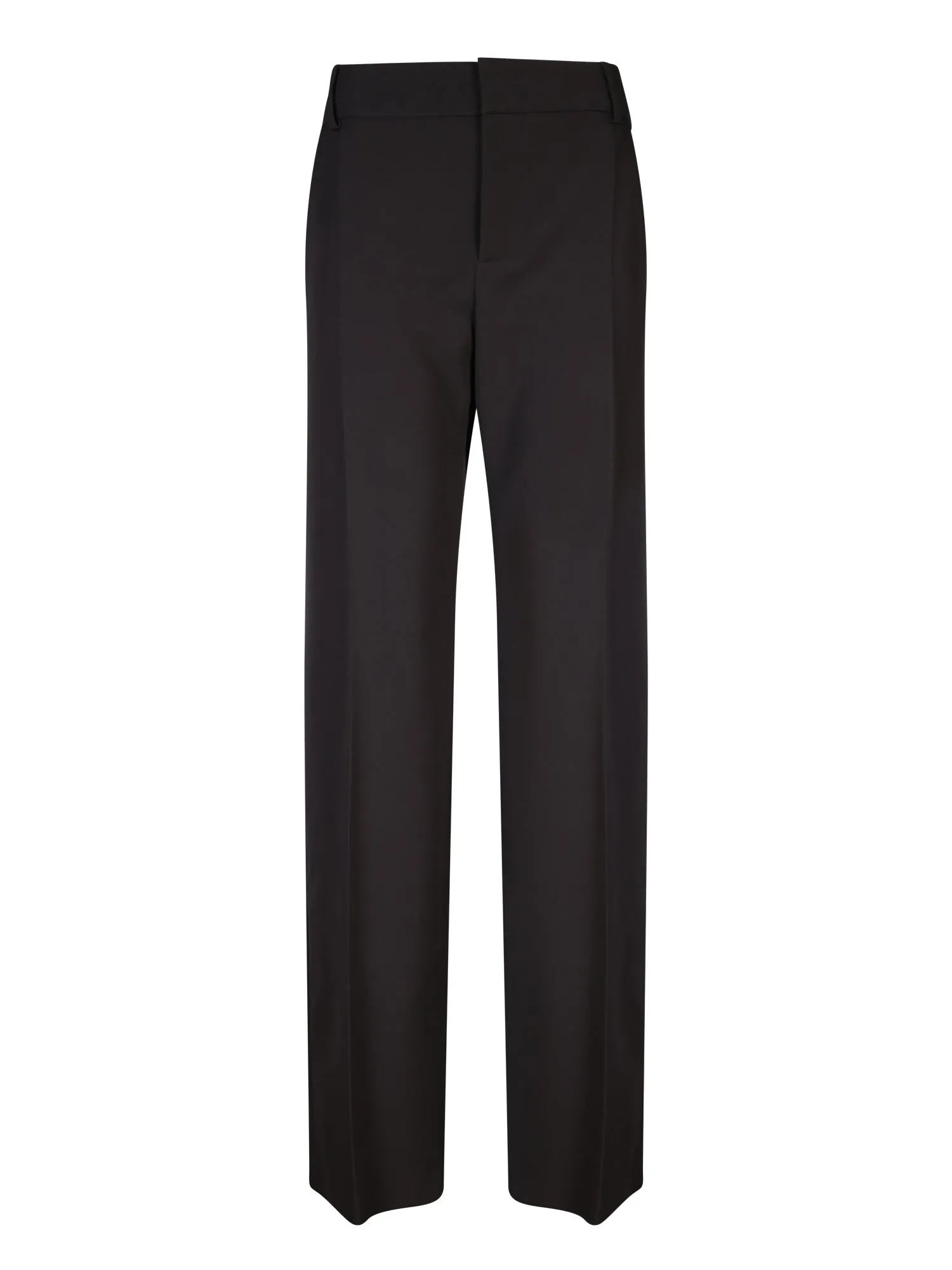 Black Cady Flare Pants