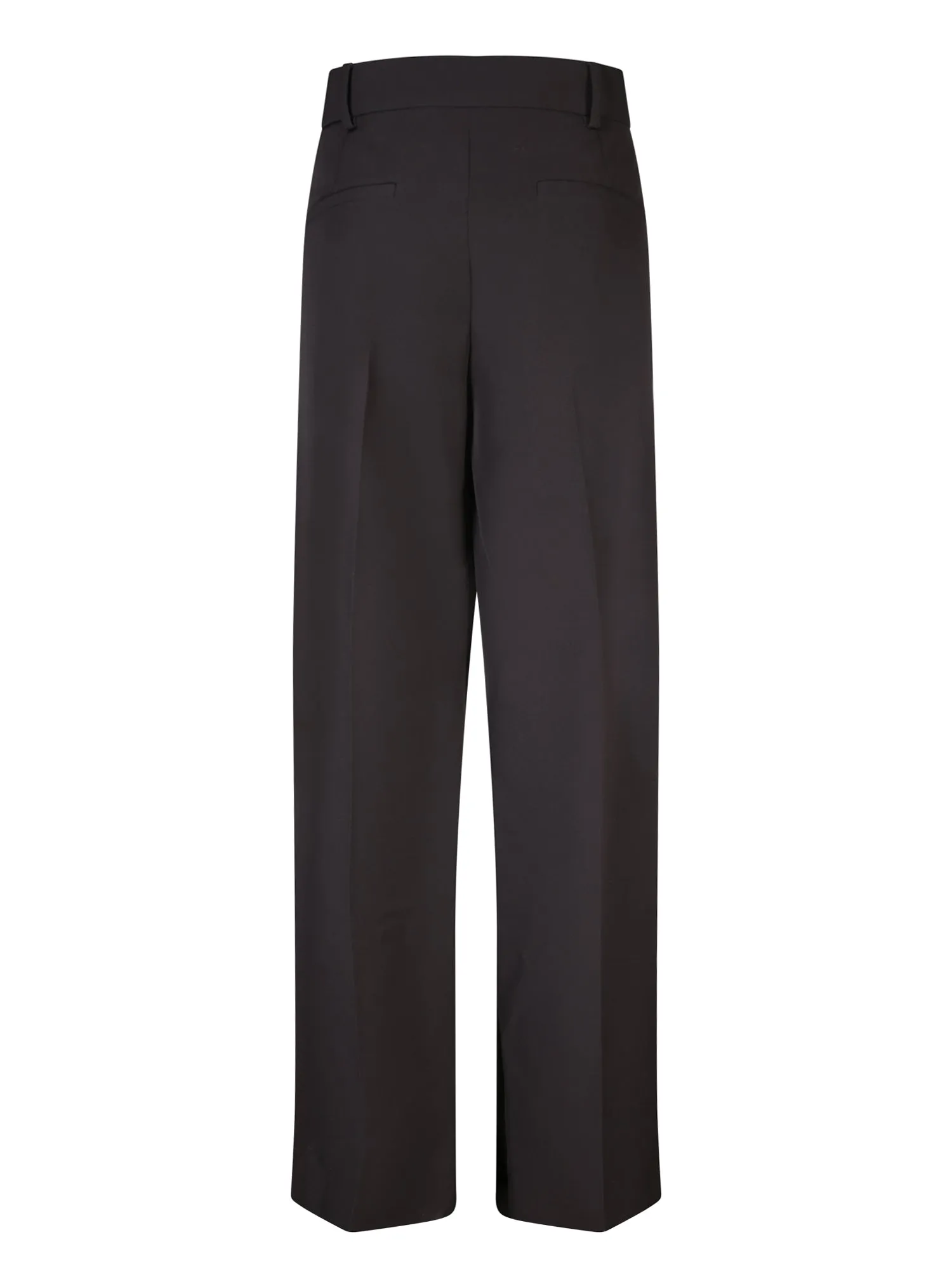 Black Cady Flare Pants