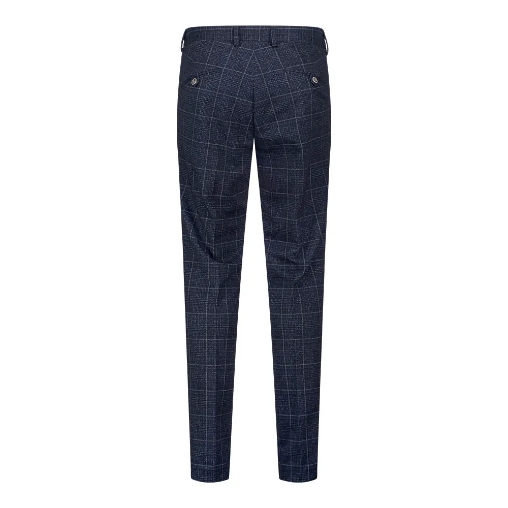 BLUE INDUSTRY Jake Pant Navy Check