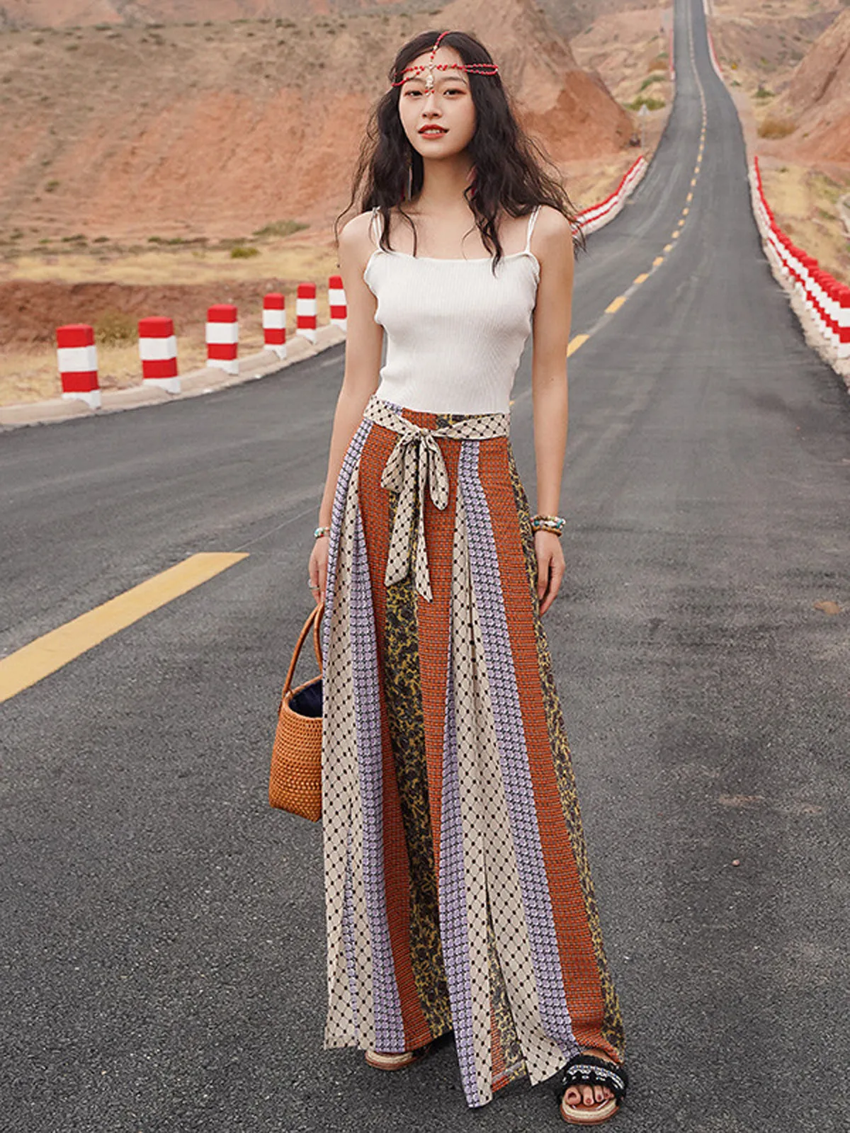 Bomian Wide Leg Pants