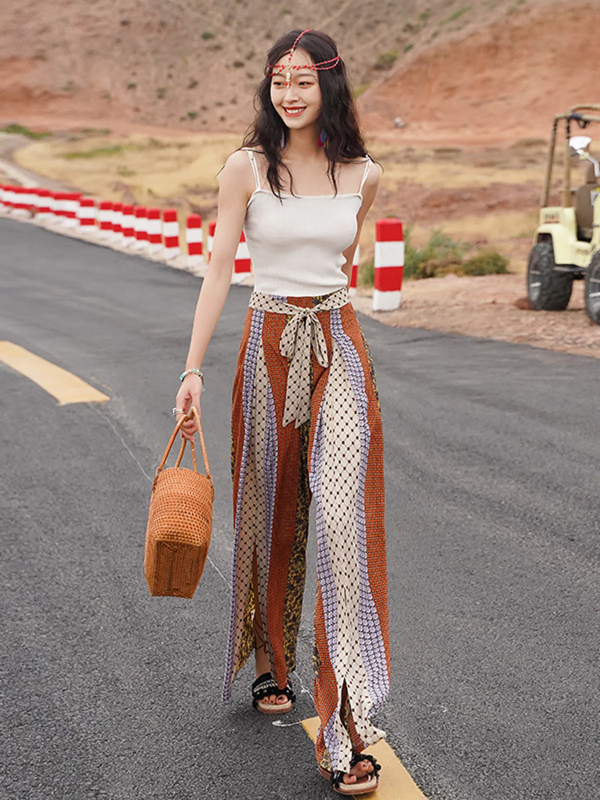 Bomian Wide Leg Pants