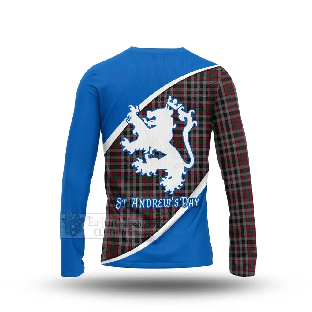 Borthwick Family Crest Tartan Long Sleeve T-Shirt Celebrate Saint Andrew's Day in Style