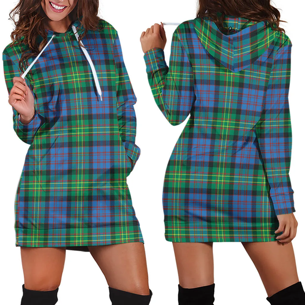 Bowie Ancient Tartan Hoodie Dress