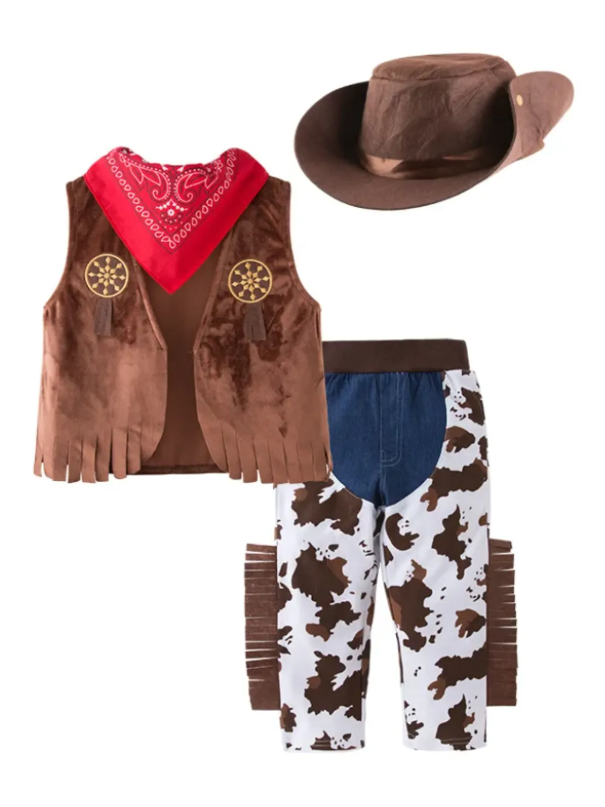 Boys Wild West Cowboy Halloween Costume