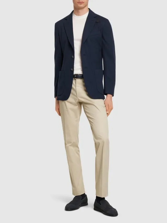 Brioni   Cotton &amp; silk jersey blazer 