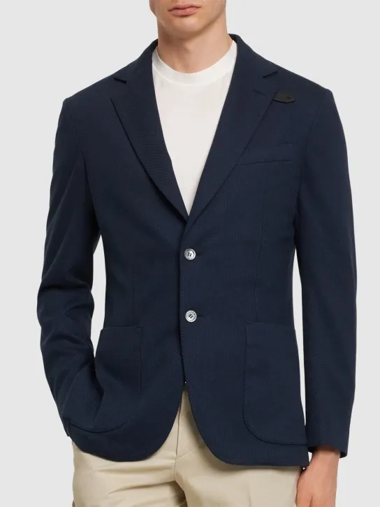 Brioni   Cotton &amp; silk jersey blazer 