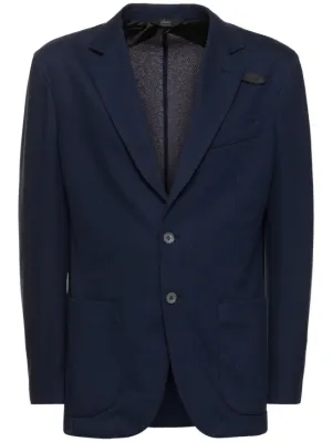 Brioni   Cotton &amp; silk jersey blazer 