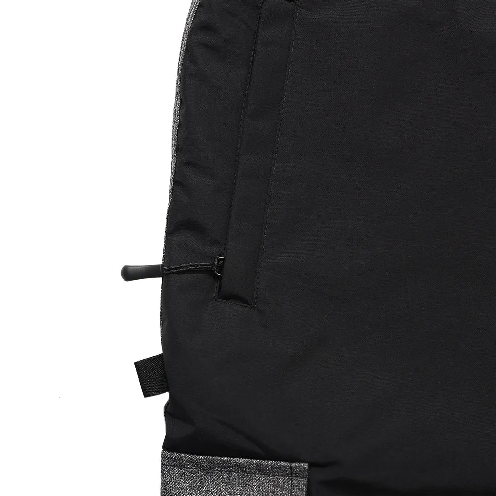 BSRBT CARGO BIB PANTS BLACK DENIM