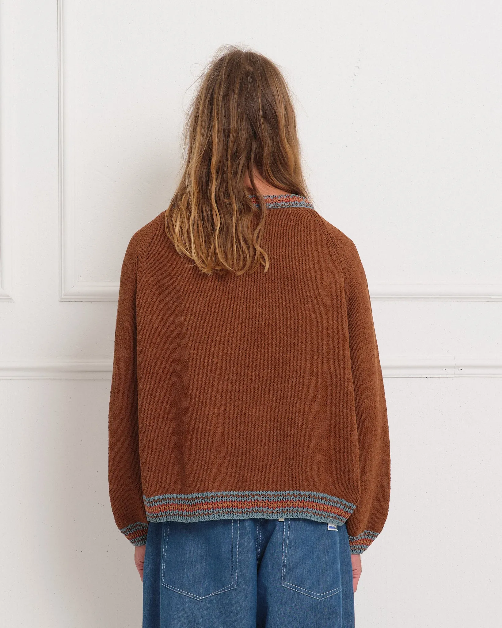 Bulb Knit Jumper - Brown