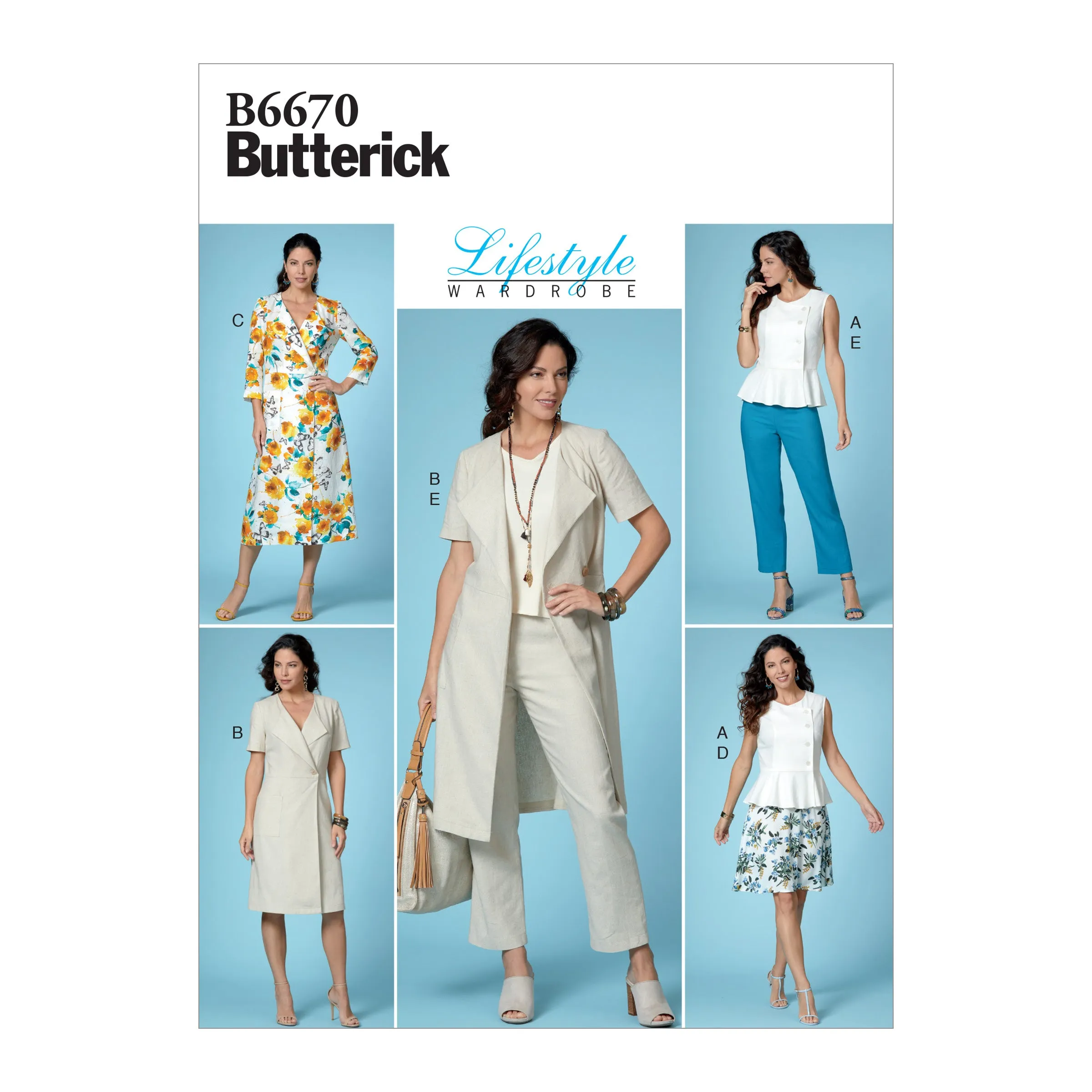 Butterick Pattern B6670 Misses' Sportswear