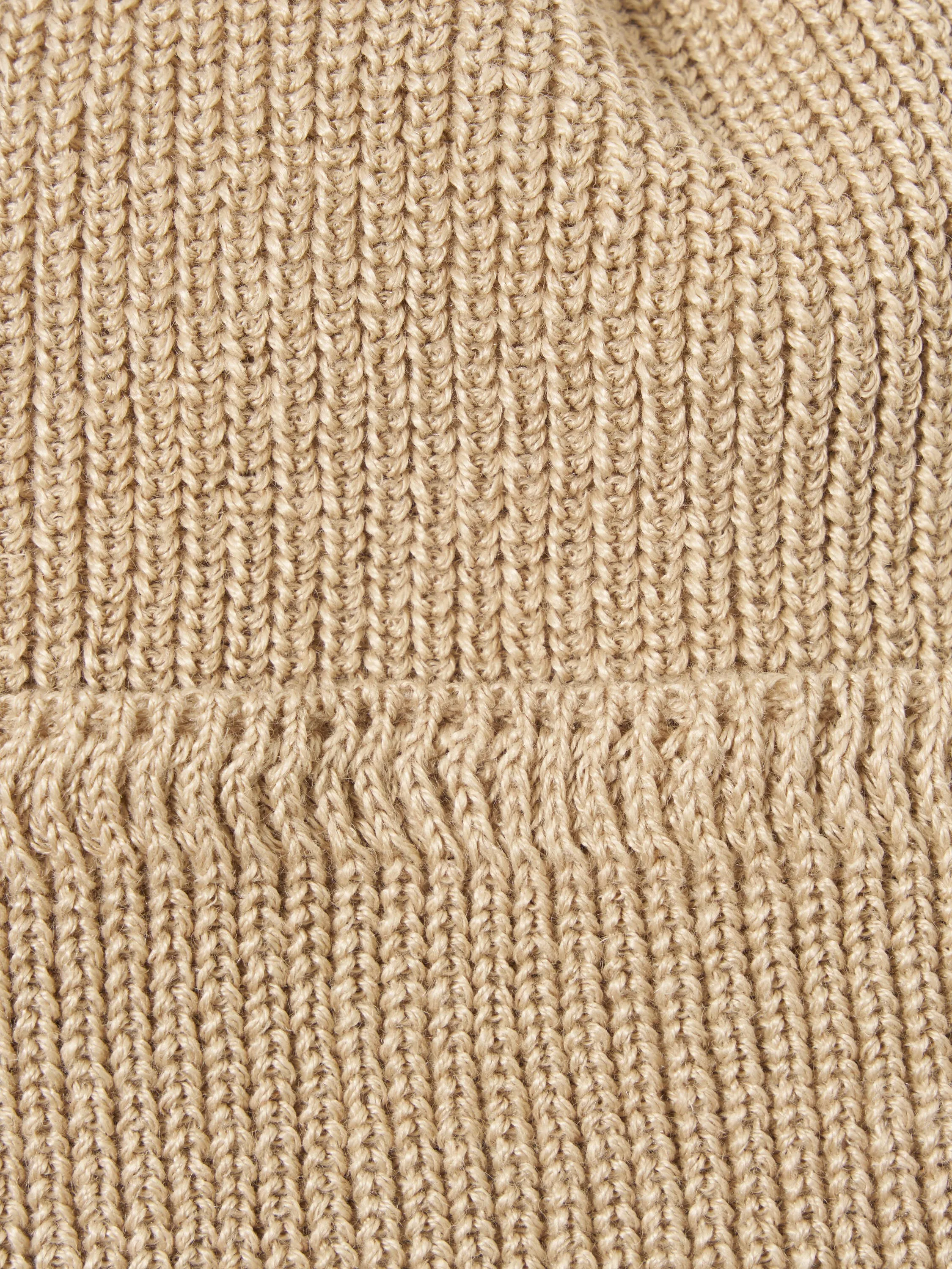 cableami® Waffle Watchcap in Natural Linen