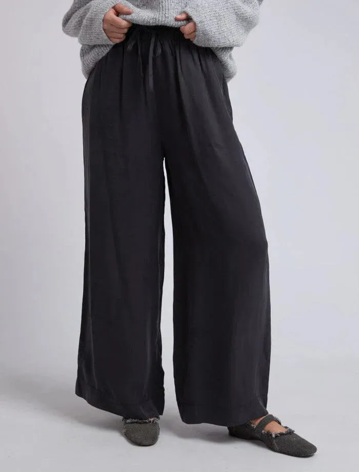 Callie Wide Leg Pant - Black