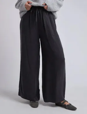 Callie Wide Leg Pant - Black